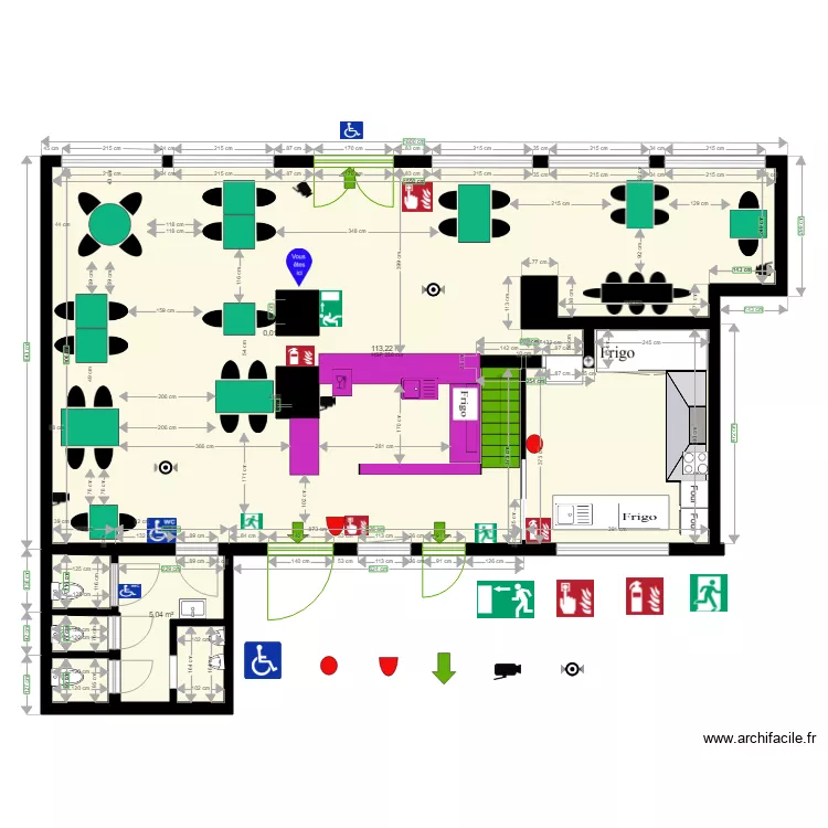 FIFIF. Floor plan with 