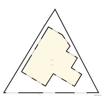 Superficie parcelle et surface batie