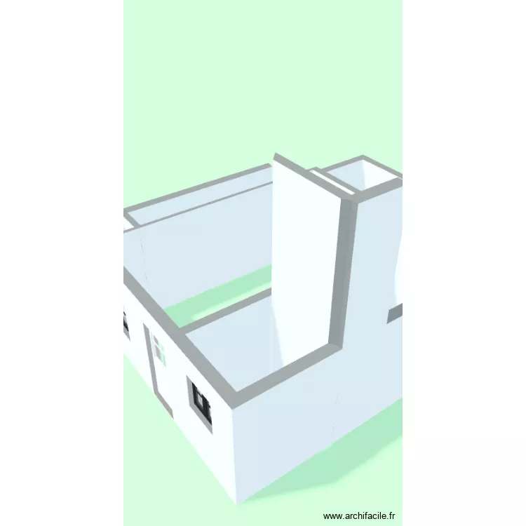 Isaac. Floor plan with 4 and 13 m² Isaac. Floor plan with 4 and 13 m²
