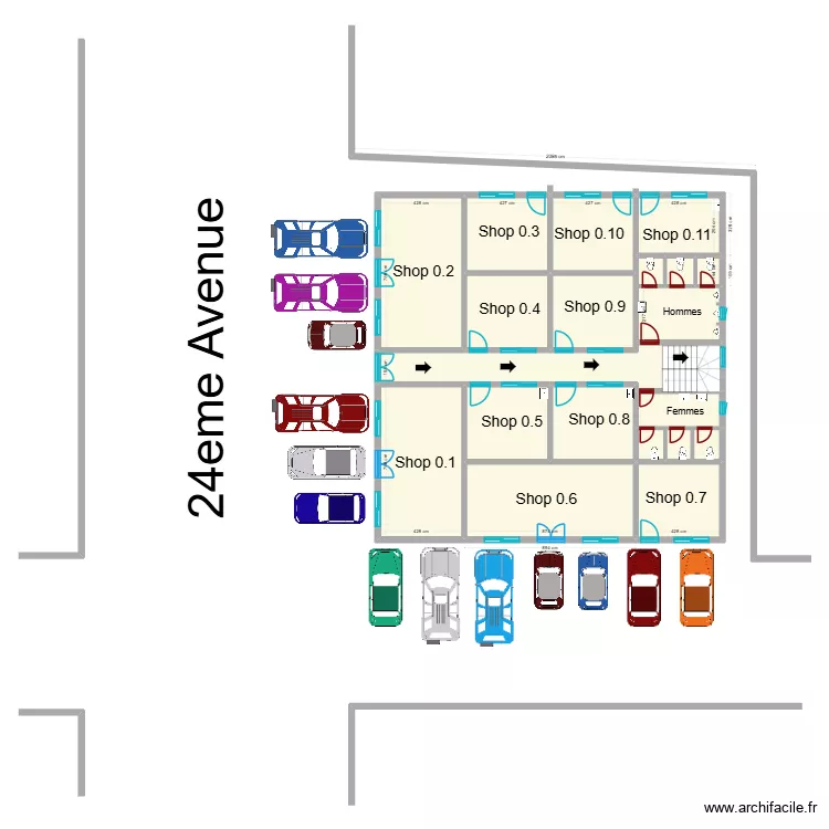 Yannick buyenzi rez de chaussee2911. Floor plan with 