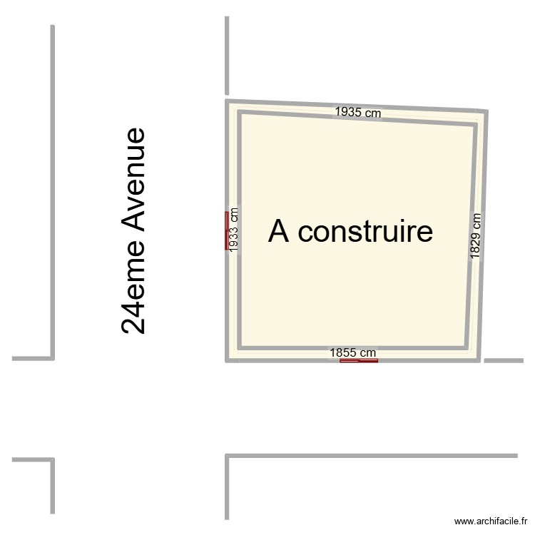 Yannick buyenzi a construire. Floor plan with 0 room and 0 m2