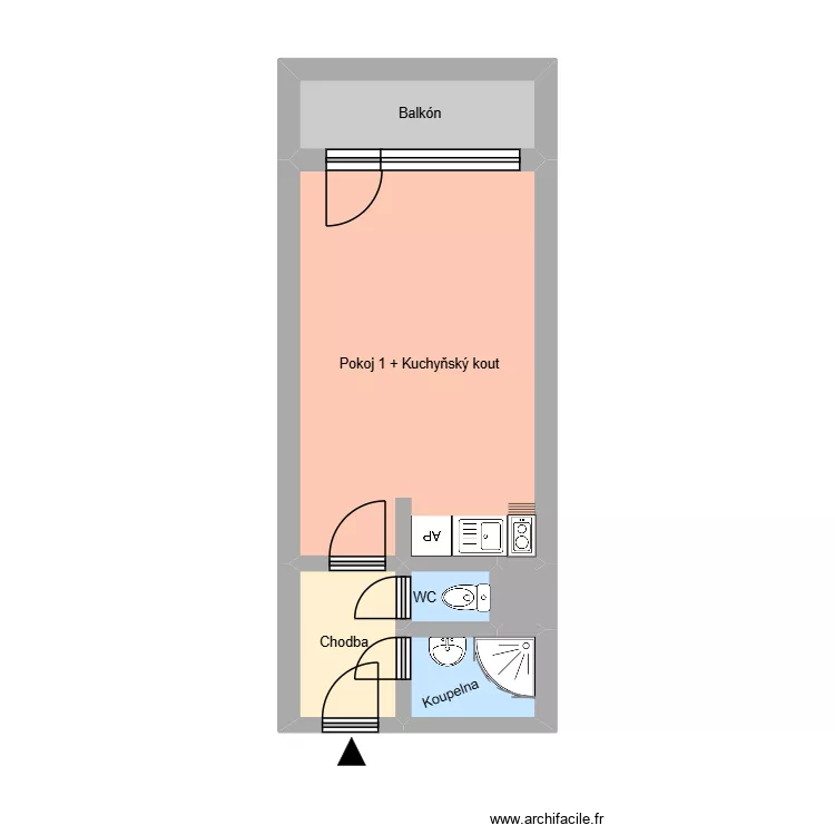 n&aacute;m. VV 1673, byt 37. Floor plan with 10  and 150 m²