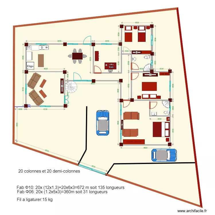 RDC Rucamazi. Floor plan with 