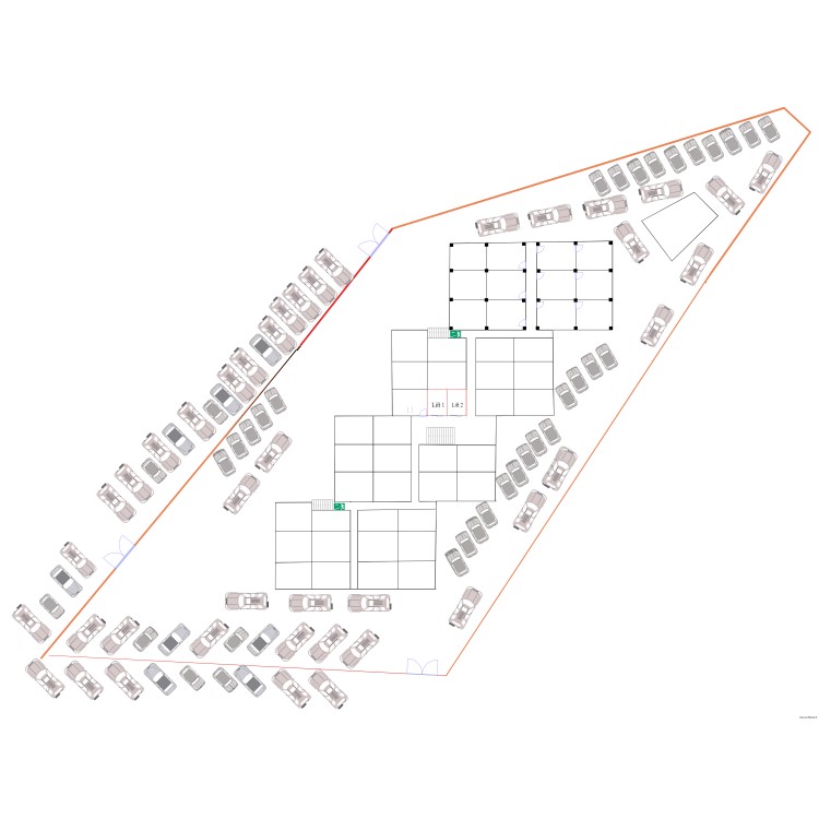 ossature. Floor plan with 0 room and 0 m2