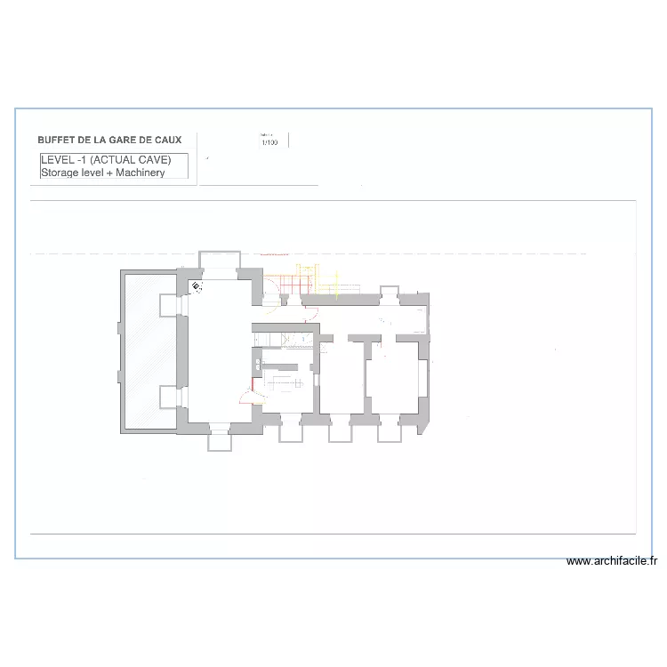 Buffet Cave. Floor plan with 