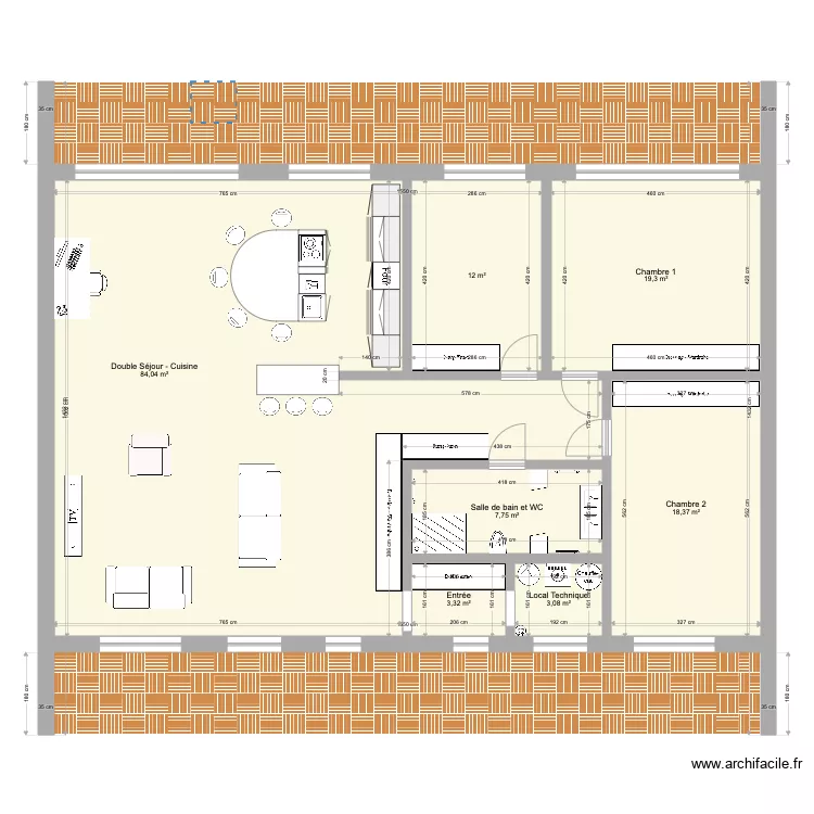 PLAN KOSSHY. Floor plan with 