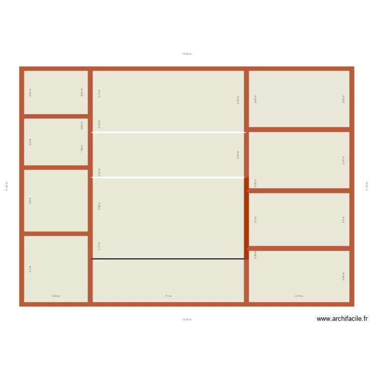 bar shelf. Floor plan with 