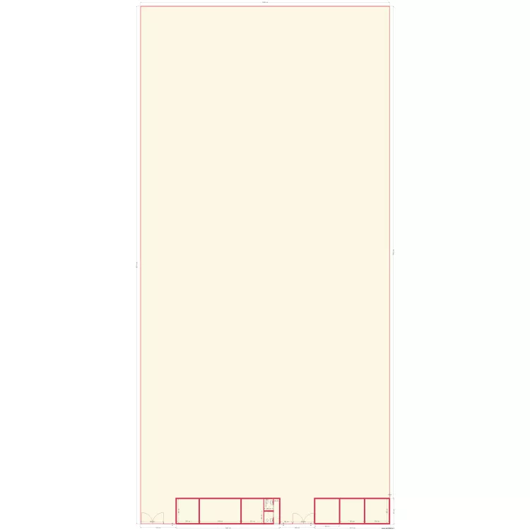 Gaciyubwenge shop. Floor plan with 