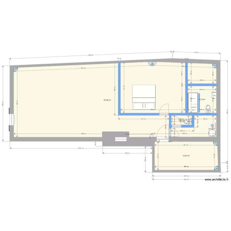 Feb 23. Floor plan with 