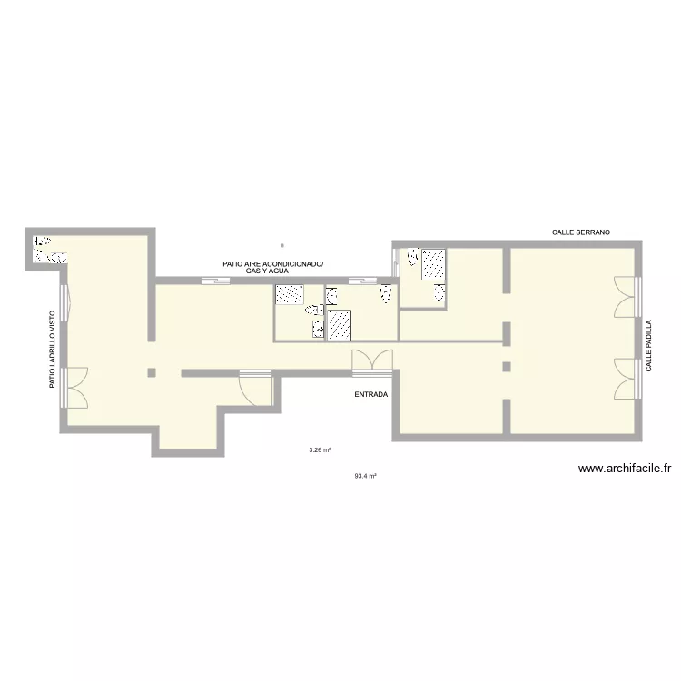 padilla 4 ESTADO ACTAL 2. Floor plan with 