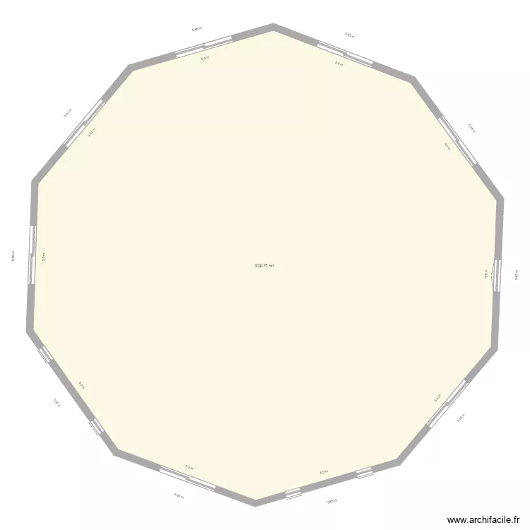 DECAGONE5. Floor plan with 
