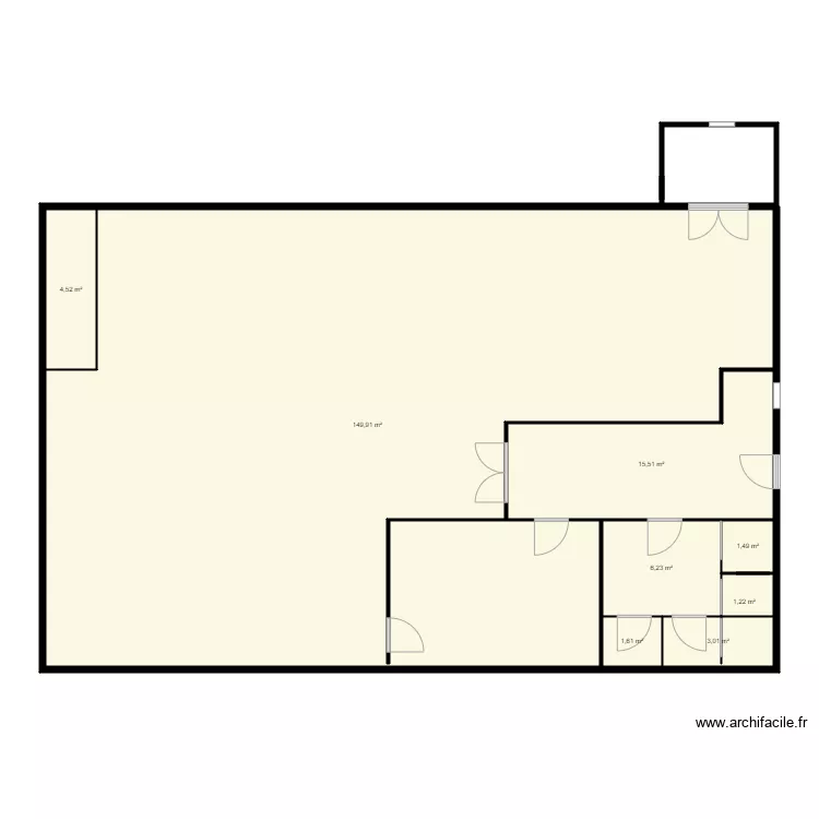 PLANO PLANTA ONTENIENTE. Floor plan with 