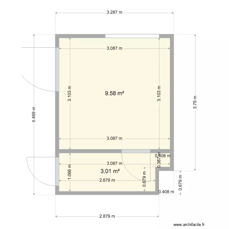 New Zealand. Floor plan with 