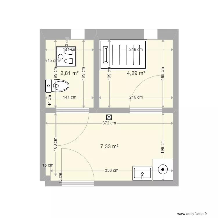 Satouh Lamine. Floor plan with Satouh Lamine. Floor plan with