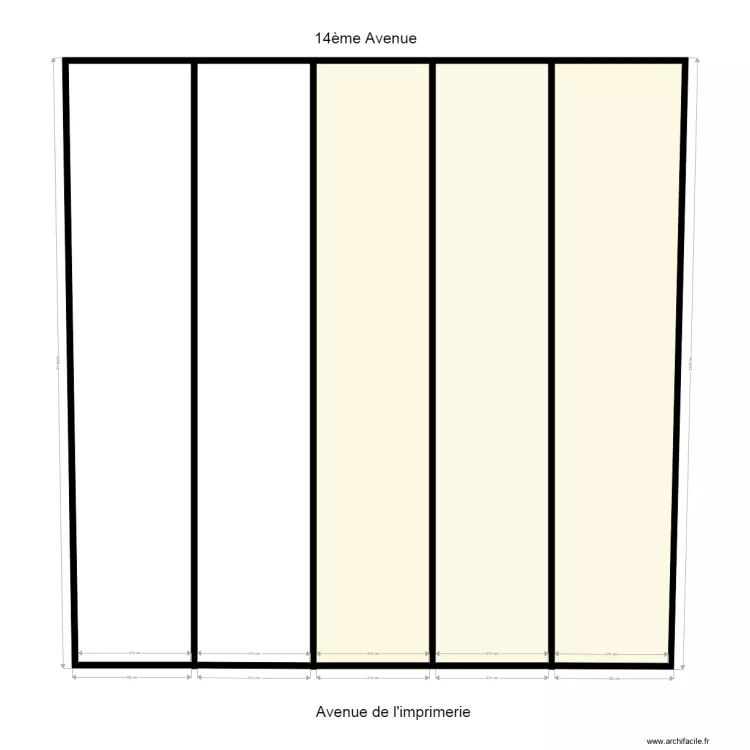 julian Quan cloture imprimerie. Floor plan with 