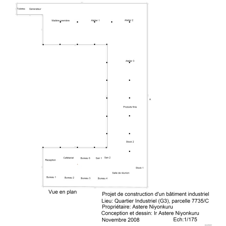 Surface batie. Floor plan with 0 room and 0 m2
