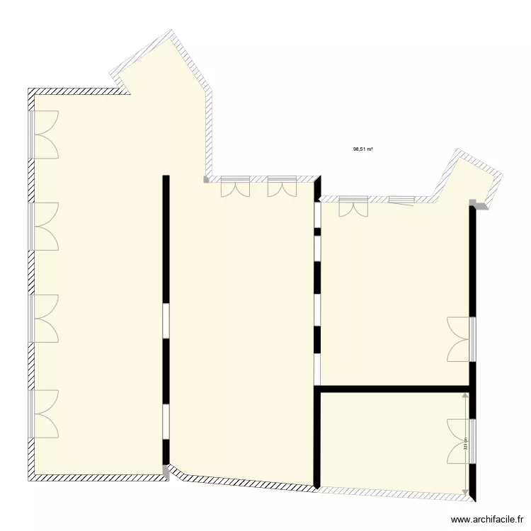 marquez riscal  2 estado actual . Floor plan with 