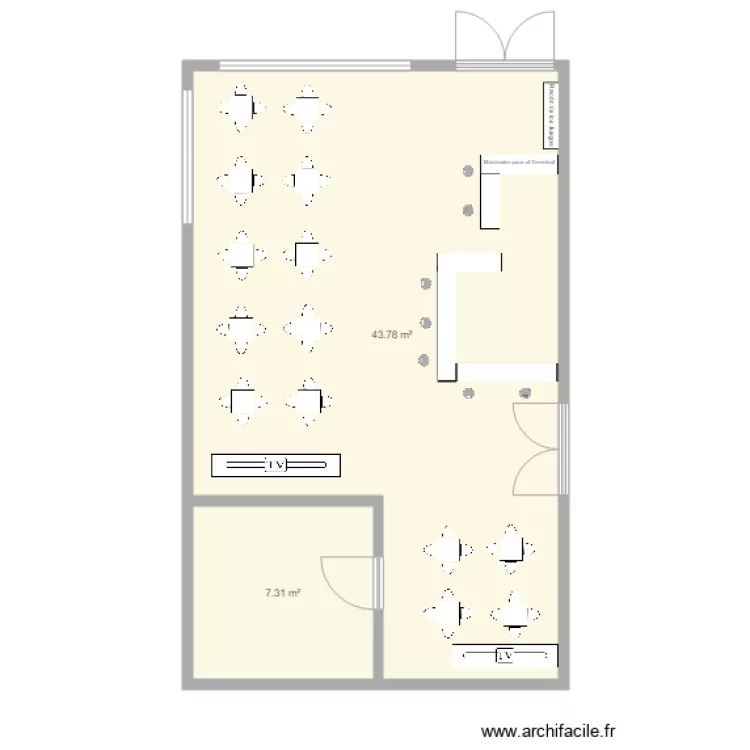 55810 Actual. Floor plan with 