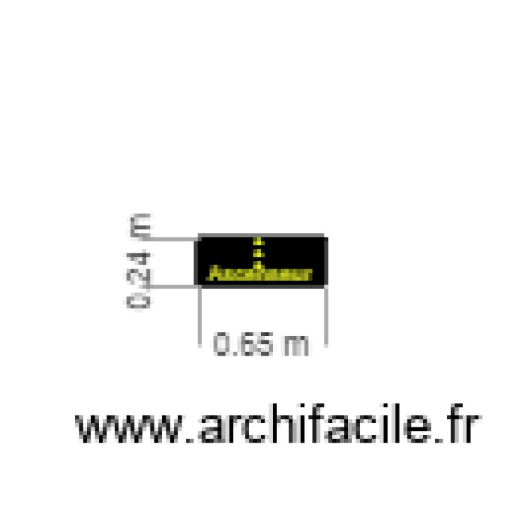 ascenseur. Floor plan with 0 room and 0 m2