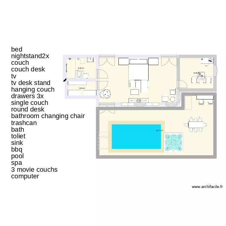 saaa. Floor plan with 