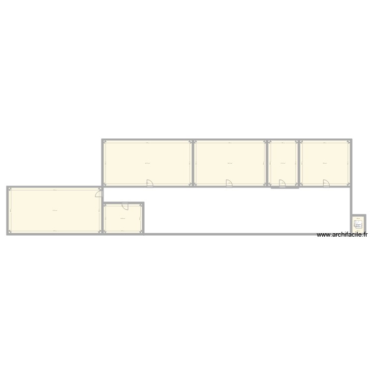 37 &eacute;tage. Floor plan with 0 room and 0 m2