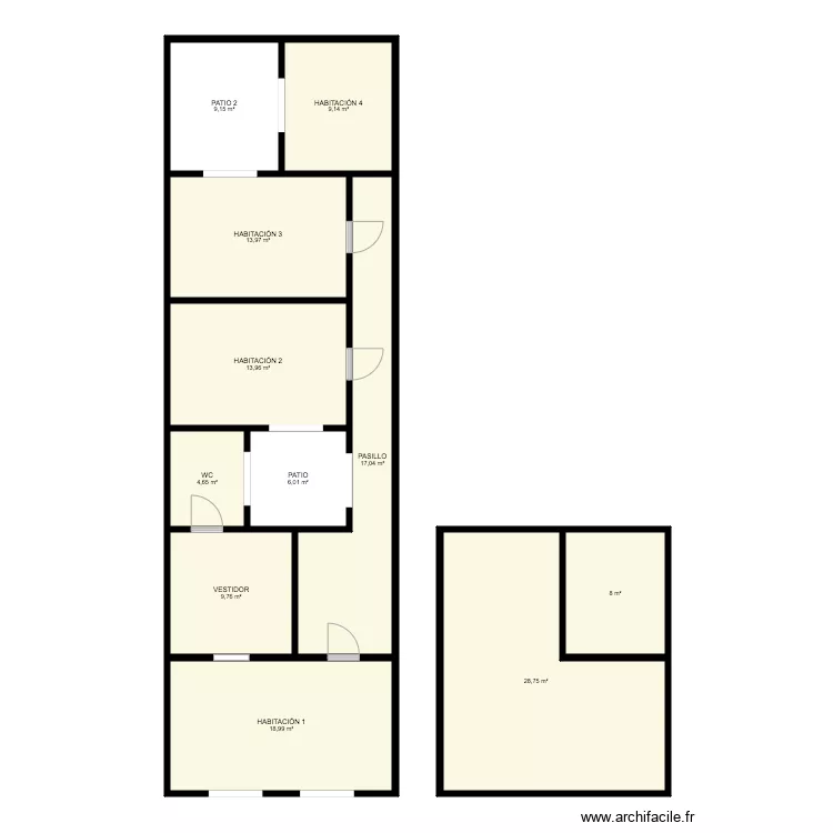 Casa. Floor plan with Casa. Floor plan with