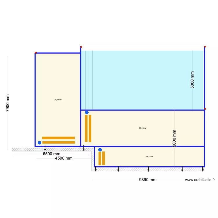 Finnigan v2. Floor plan with Finnigan v2. Floor plan with