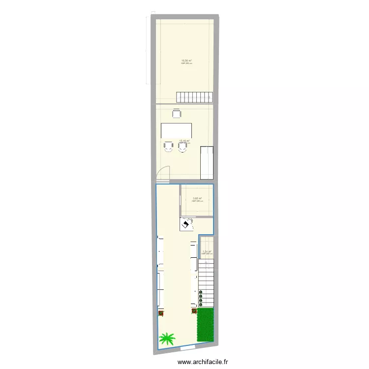 Clinic 123. Floor plan with 