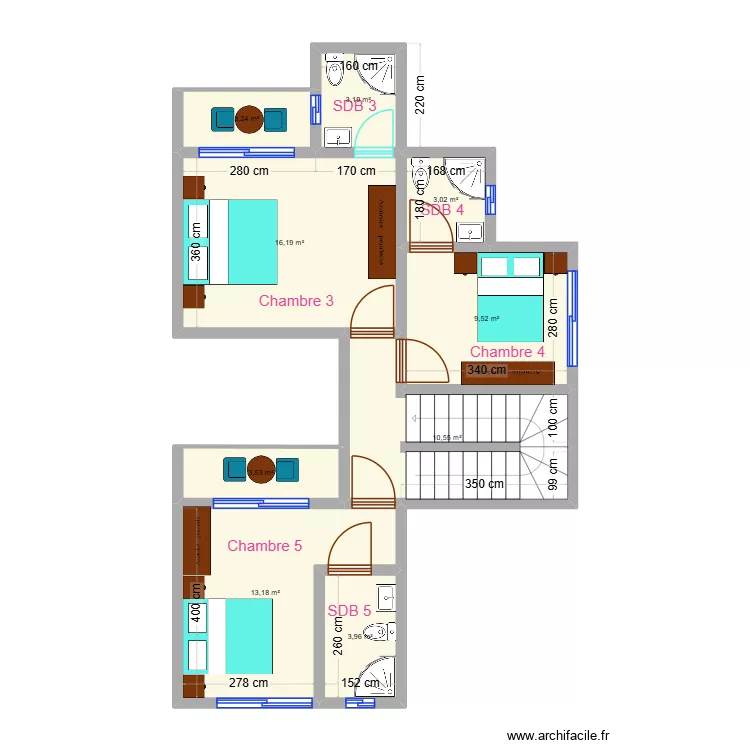 adronis acacia etage. Floor plan with 