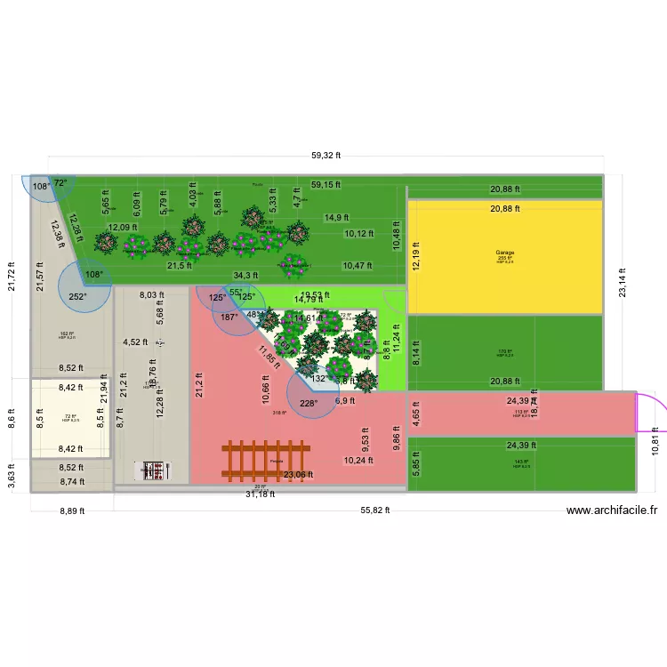 Backyard - 2026. Floor plan with 12  and 192 m²