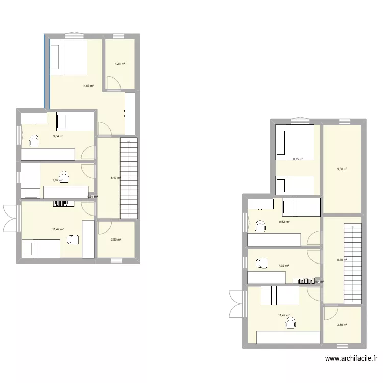 Menjador2. Floor plan with Menjador2. Floor plan with