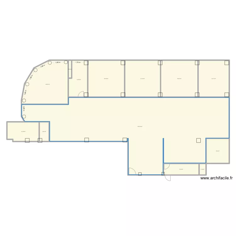 Bank of Cyprus 2 floor . Floor plan with 
