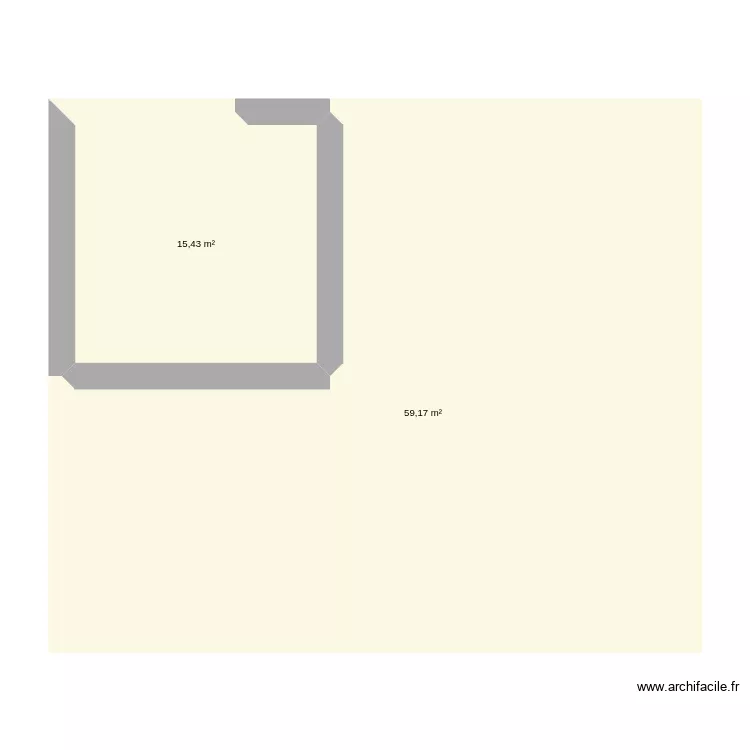 more test. Floor plan with 2  and 75 m²