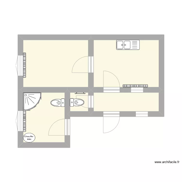parter 1. Floor plan with 