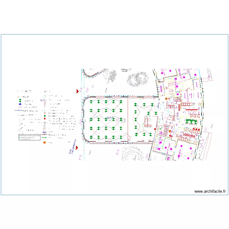 Salle de Sport. Floor plan with Salle de Sport. Floor plan with
