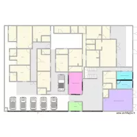 Plan Hotel RDC Murs