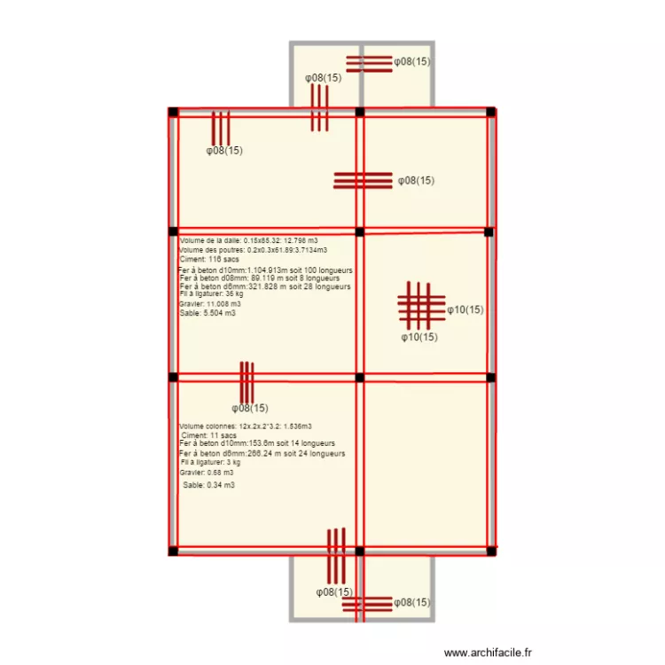 Dalle details. Floor plan with 