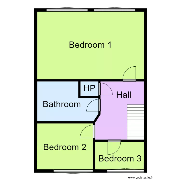 Plan 8. Floor plan with 
