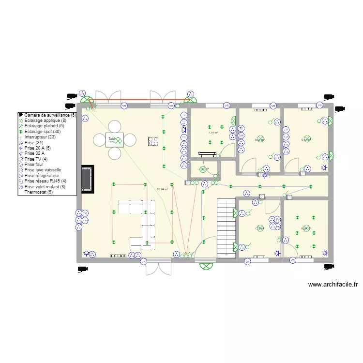 Antoine. Floor plan with Antoine. Floor plan with