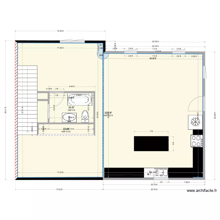 Joyce and Rob. Floor plan with Joyce and Rob. Floor plan with