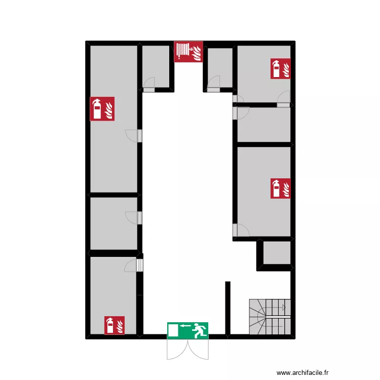 mokeup. Floor plan with 