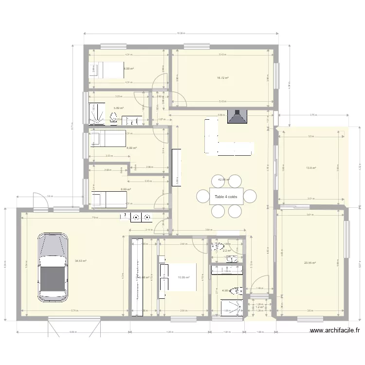 plano casa2. Floor plan with 
