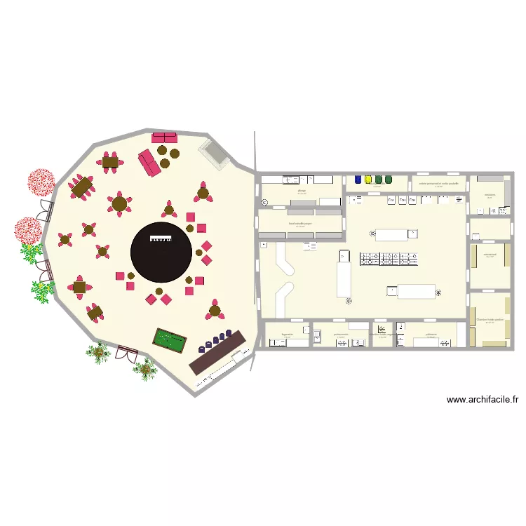 FANNY ROBIN. Floor plan with 