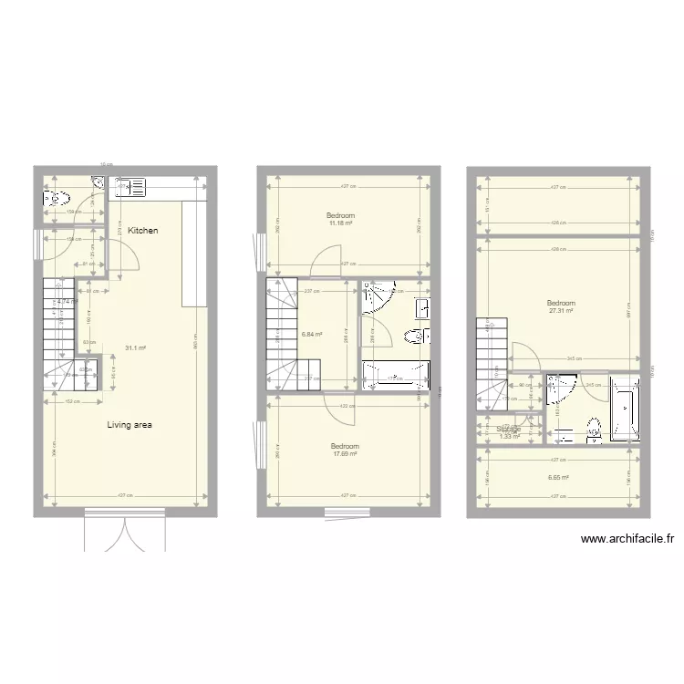 number 5. Floor plan with 