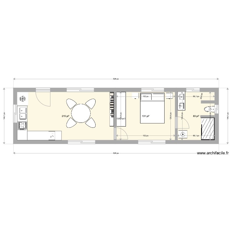 Mini Pender. Floor plan with 0 room and 0 m2