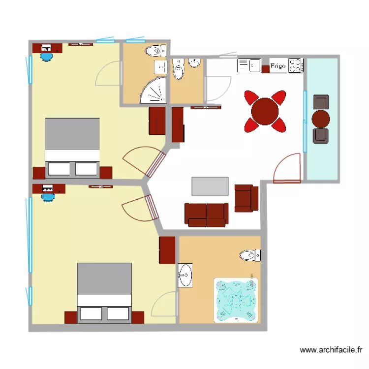 suitemodif030222. Floor plan with 