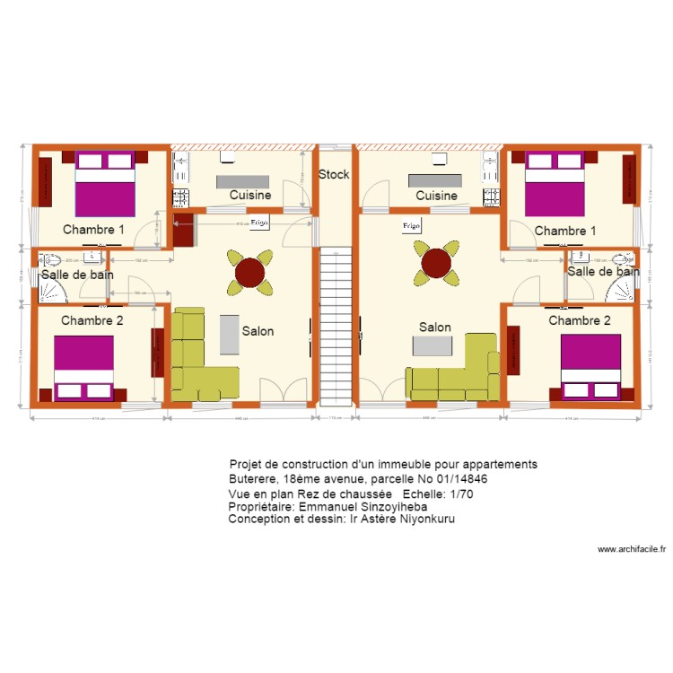 musalac RDC. Floor plan with 0 room and 0 m2