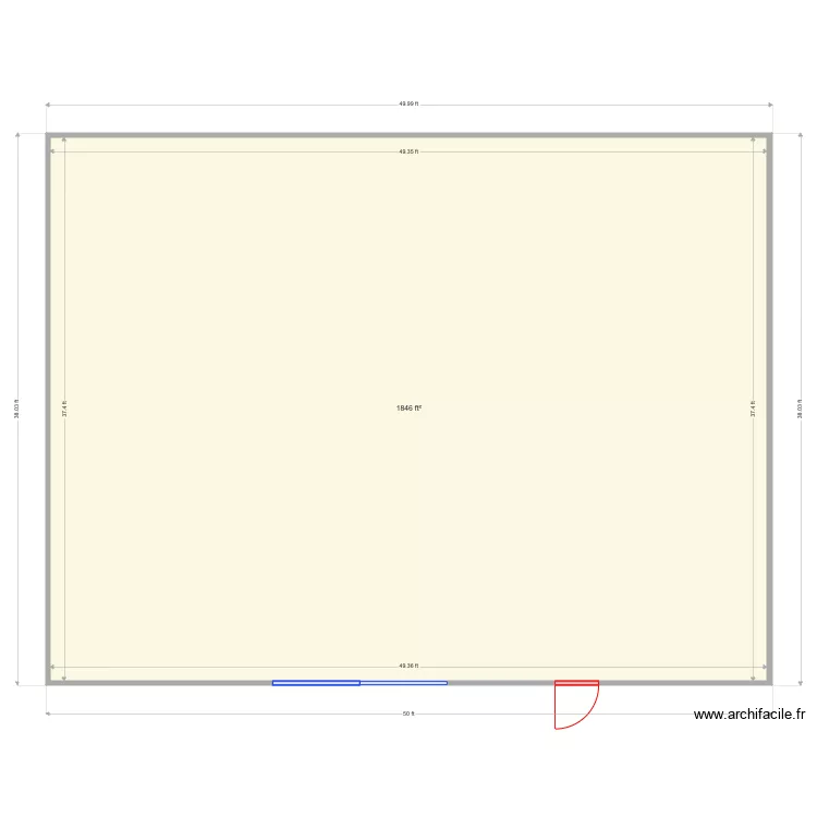 Dryvit. Floor plan with 