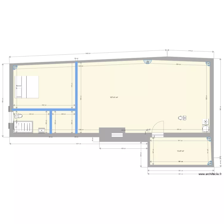 Feb 25. Floor plan with 