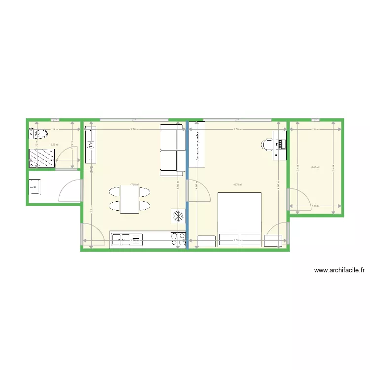 Morgado da Povoa. Floor plan with 